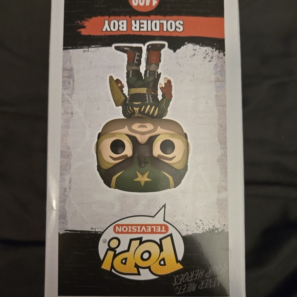 Funko Pop! The Boys Soldier Boy Figure - Green and Red - Picture 3 of 8